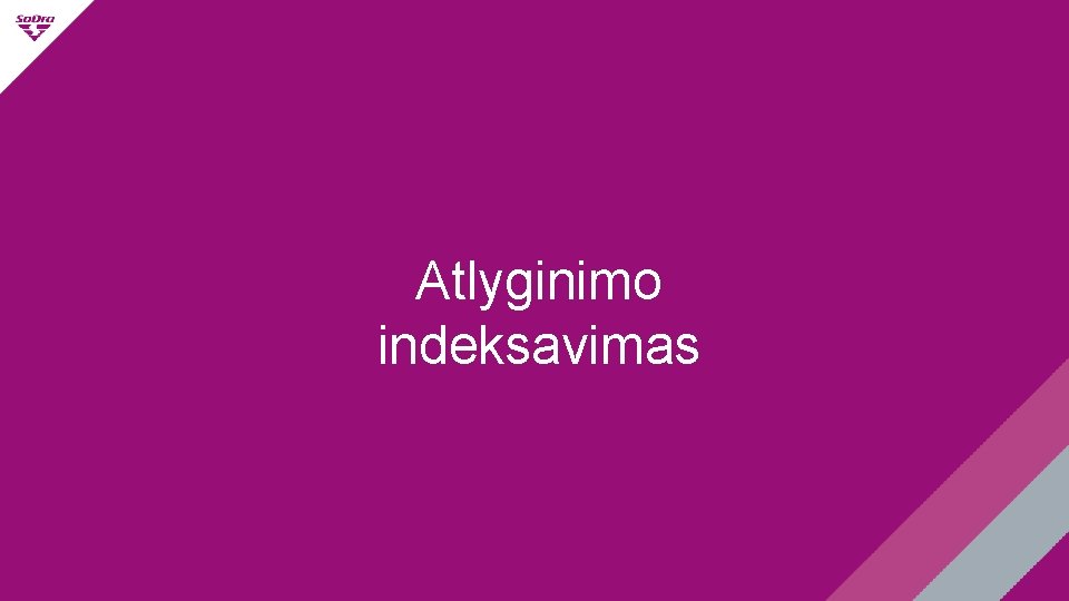 Atlyginimo indeksavimas 