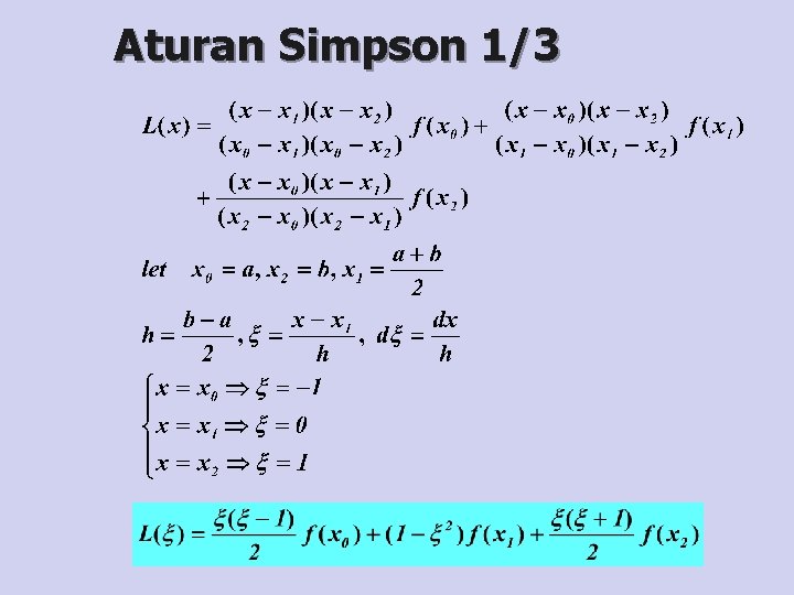 Aturan Simpson 1/3 