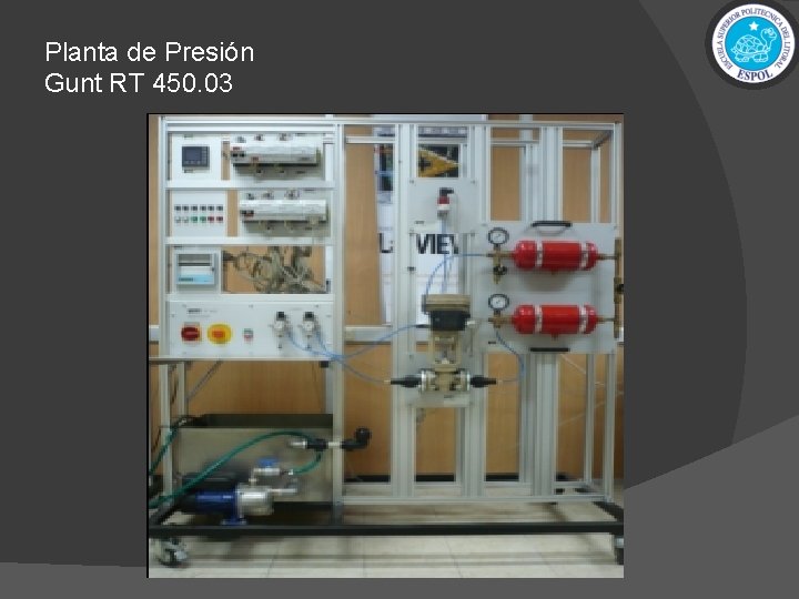 Planta de Presión Gunt RT 450. 03 