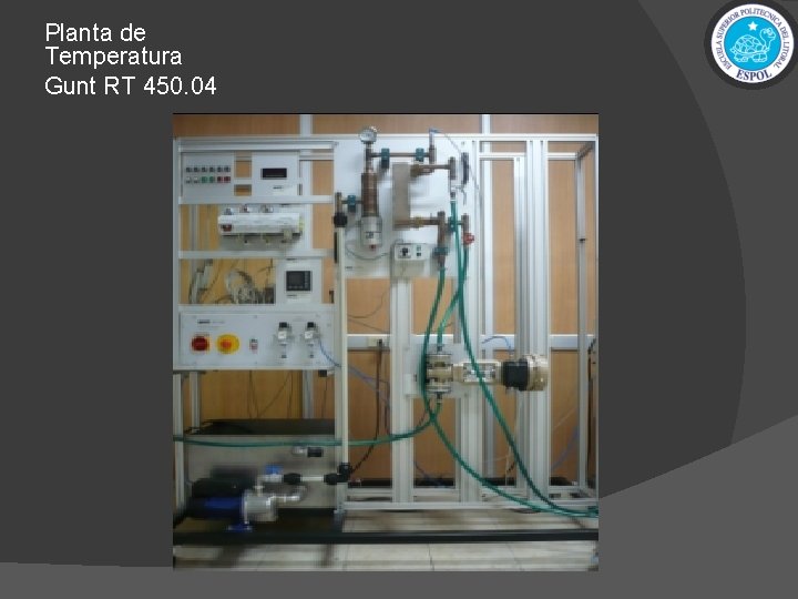 Planta de Temperatura Gunt RT 450. 04 
