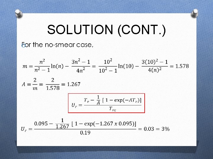 SOLUTION (CONT. ) O 