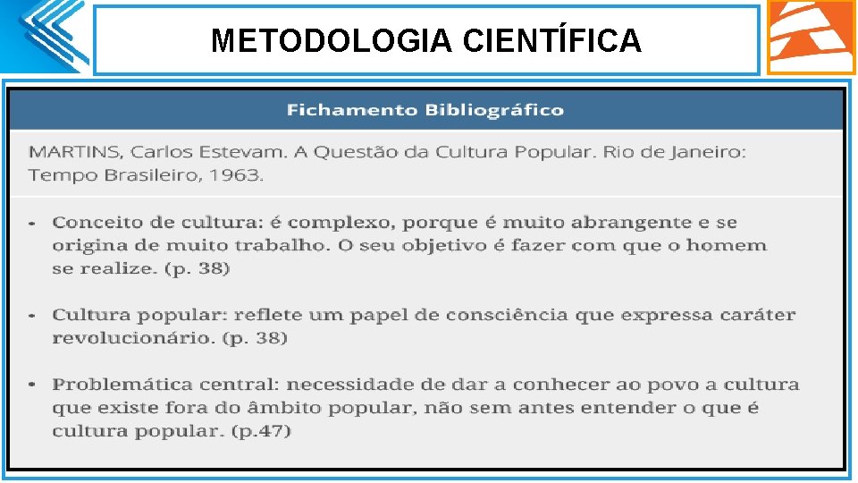 METODOLOGIA CIENTÍFICA Ø. 