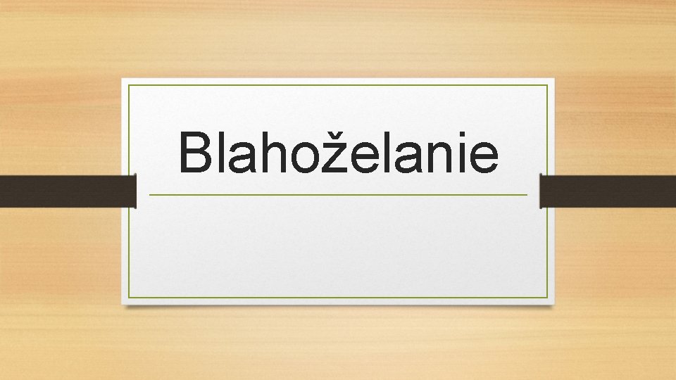 Blahoželanie 