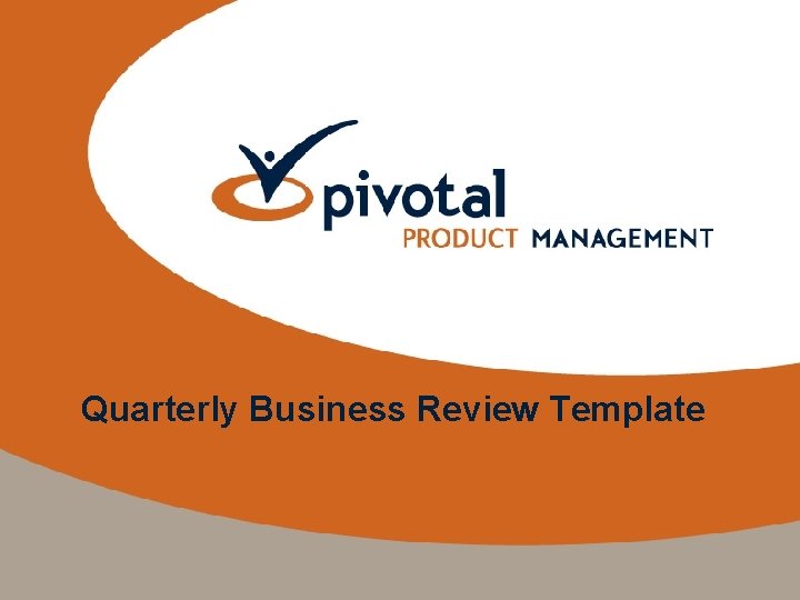 Quarterly Business Review Template 