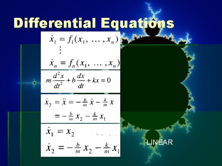 Differential Equations LINEAR 