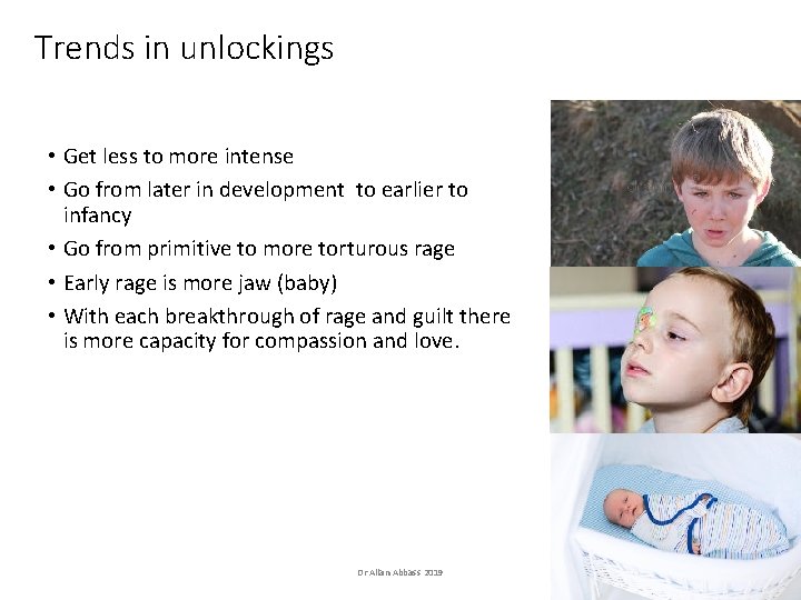 Trends in unlockings • Get less to more intense • Go from later in Trends in unlockings • Get less to more intense • Go from later in