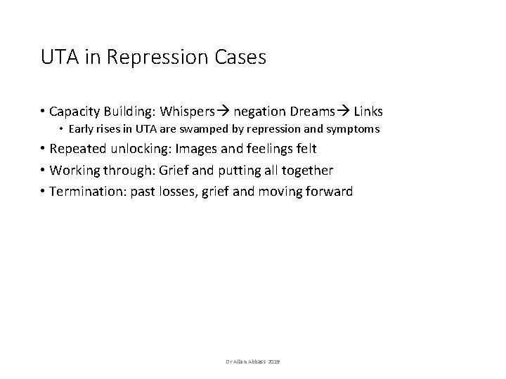 UTA in Repression Cases • Capacity Building: Whispers negation Dreams Links • Early rises UTA in Repression Cases • Capacity Building: Whispers negation Dreams Links • Early rises