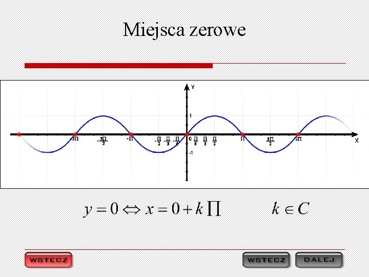 Miejsca zerowe 