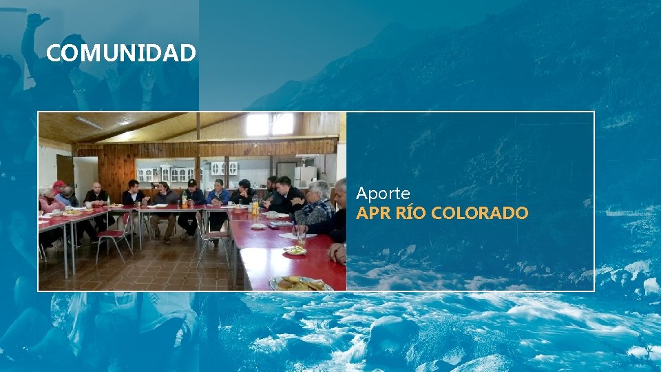 COMUNIDAD Aporte APR RÍO COLORADO 