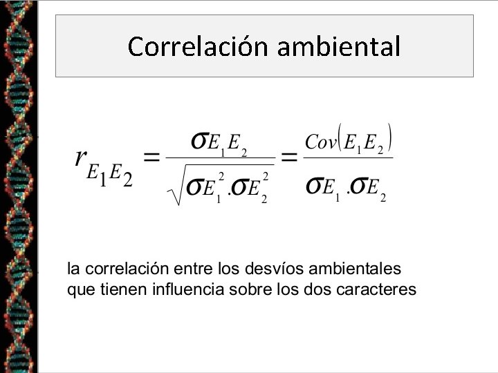 Correlación ambiental 