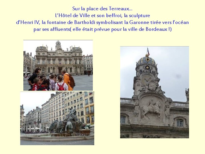 Sur la place des Terreaux… L’Hôtel de Ville et son beffroi, la sculpture d’Henri Sur la place des Terreaux… L’Hôtel de Ville et son beffroi, la sculpture d’Henri
