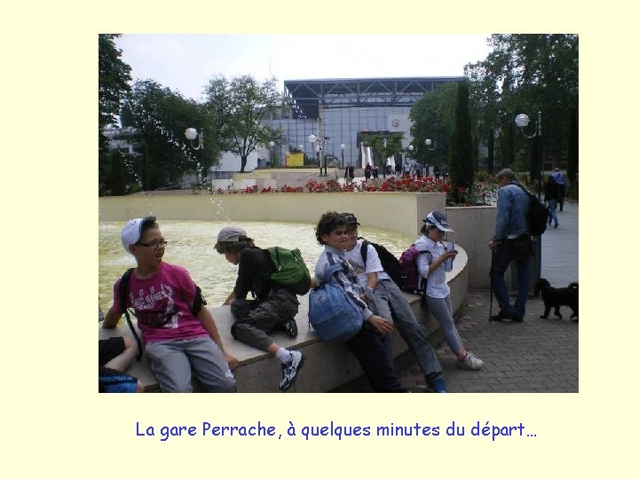 La gare Perrache, à quelques minutes du départ… La gare Perrache, à quelques minutes du départ…