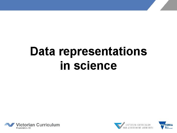 Data representations in science 