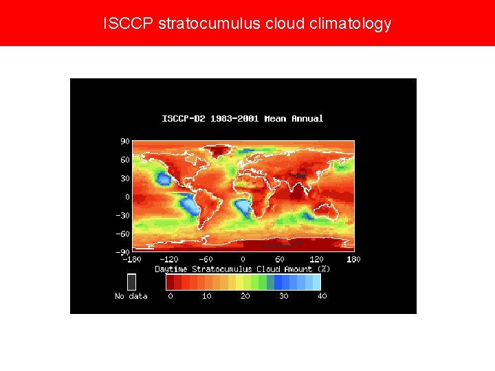 ISCCP stratocumulus cloud climatology 
