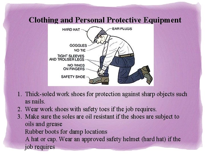 Clothing and Personal Protective Equipment Type of Switch ON-OFF Single Pole, Single Throw =