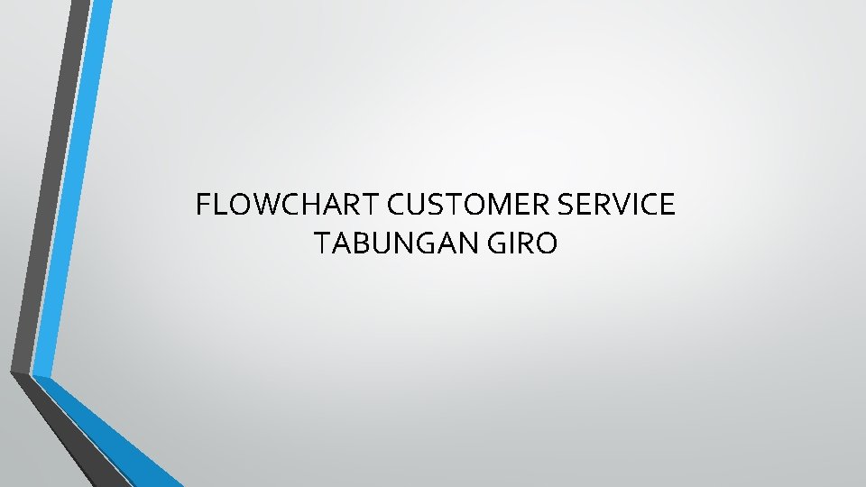 FLOWCHART CUSTOMER SERVICE TABUNGAN GIRO 