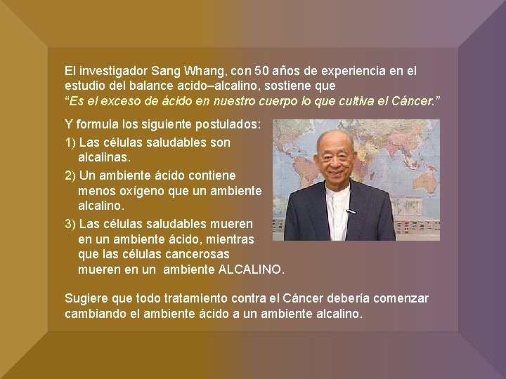 El investigador Sang Whang, con 50 años de experiencia en el estudio del balance