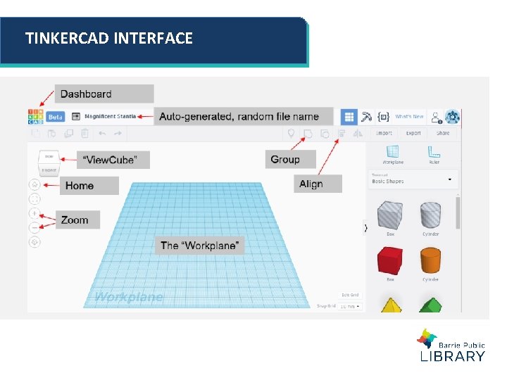 TINKERCAD INTERFACE TINKERCAD INTERFACE