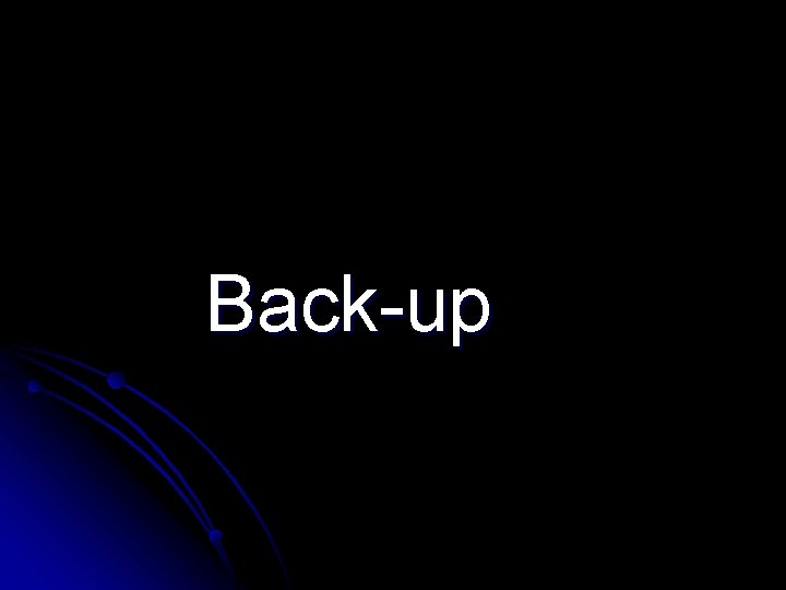 Back-up Back-up