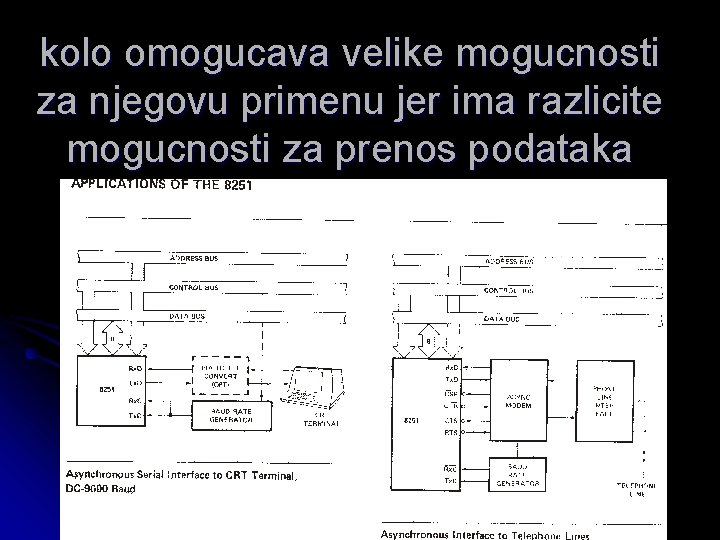 kolo omogucava velike mogucnosti za njegovu primenu jer ima razlicite mogucnosti za prenos podataka