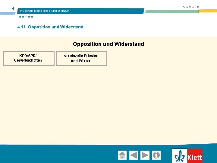 4 Folie 3 von 12 Zwischen Demokratie und Diktatur 1918 – 1945 4. 11