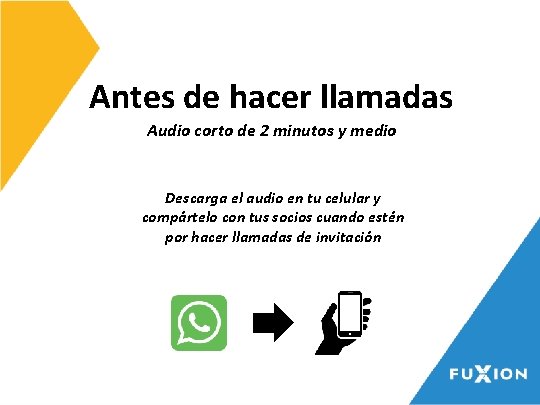 Antes de hacer llamadas Audio corto de 2 minutos y medio Descarga el audio