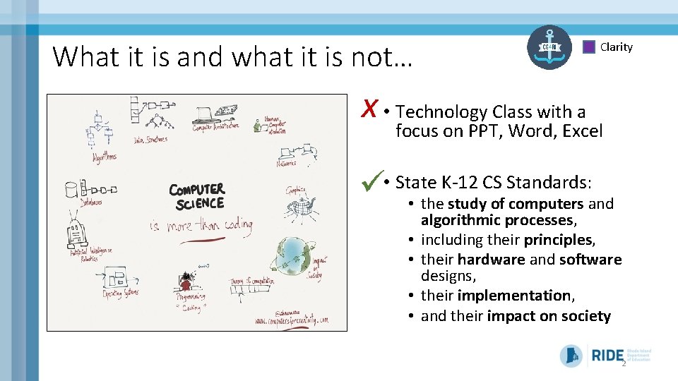 What it is and what it is not… Clarity x • Technology Class with What it is and what it is not… Clarity x • Technology Class with