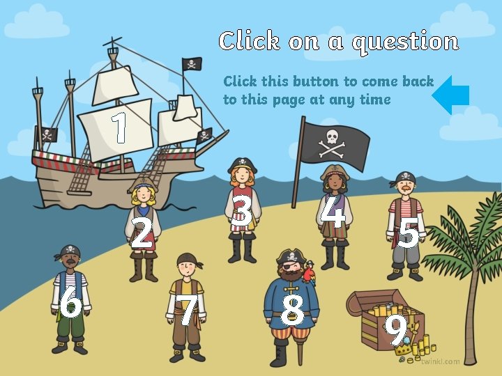 Click on a question Click this button to come back to this page at