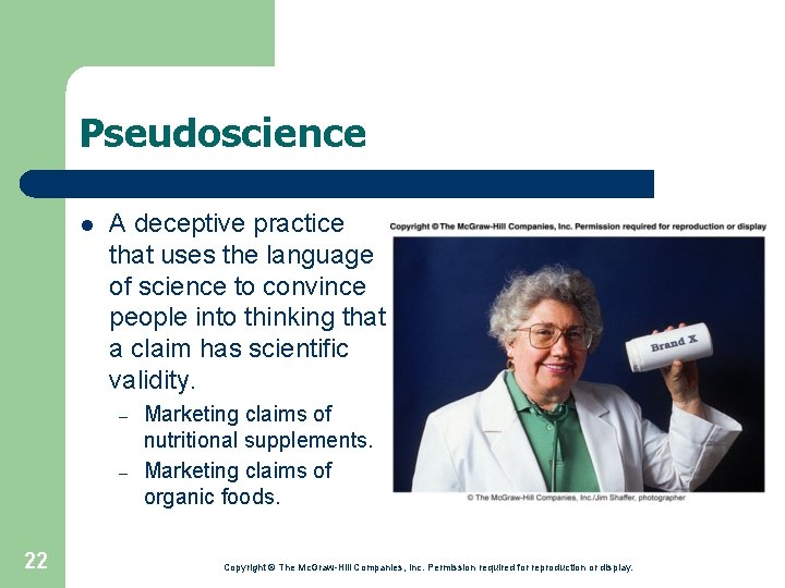Pseudoscience l A deceptive practice that uses the language of science to convince people