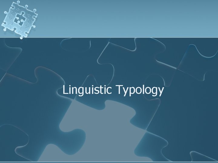 Linguistic Typology 