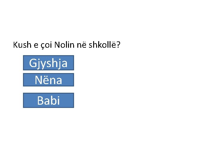 Kush e çoi Nolin në shkollë? Gjyshja Nëna Babi 