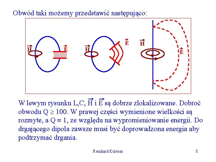 Obwód taki możemy przedstawić następująco: H E E H H E W lewym rysunku