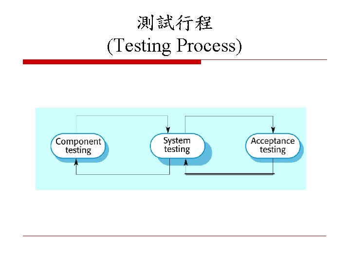 測試行程 (Testing Process) 