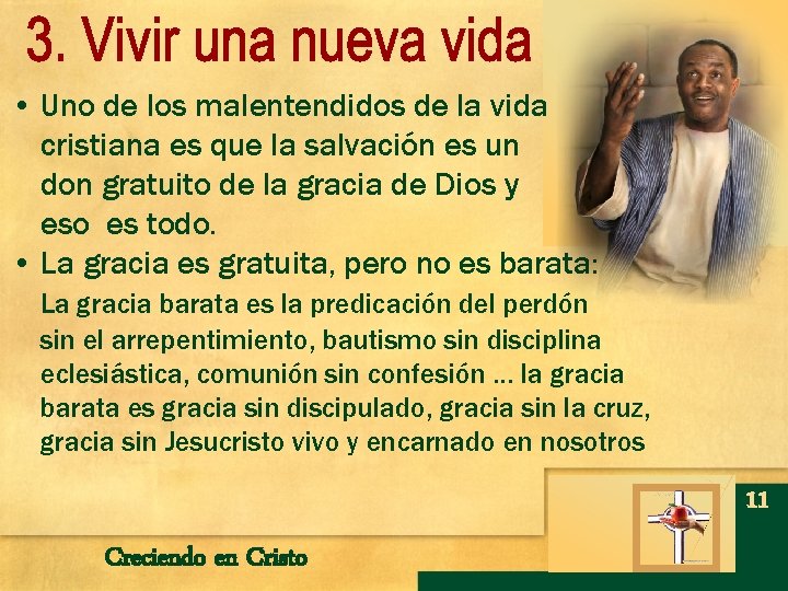 • Uno de los malentendidos de la vida cristiana es que la salvación • Uno de los malentendidos de la vida cristiana es que la salvación