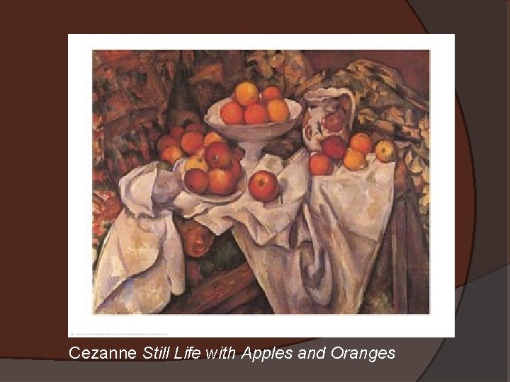 Cezanne Still Life with Apples and Oranges 