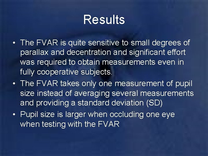 Comparison of Pupillometer With Pupillometry Function of Binocular