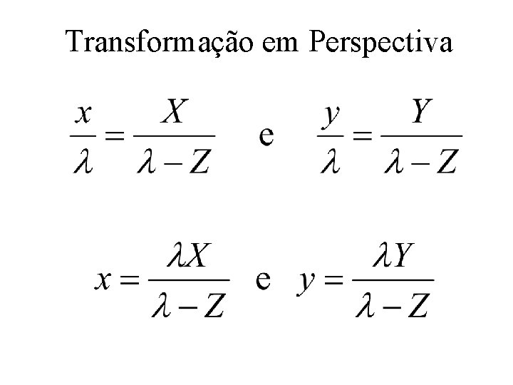 Transformação em Perspectiva 