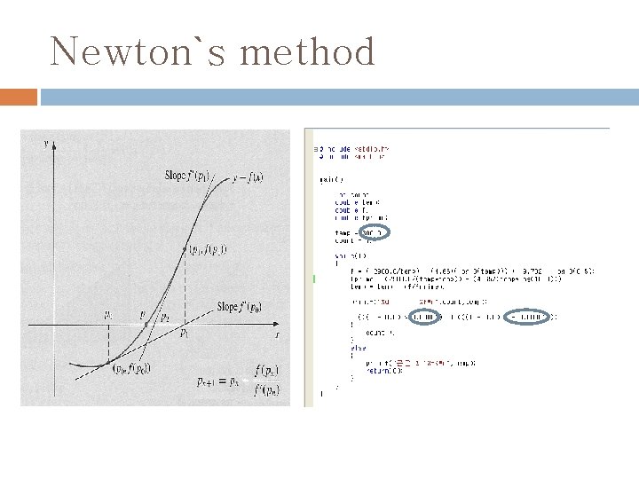 Newton`s method 