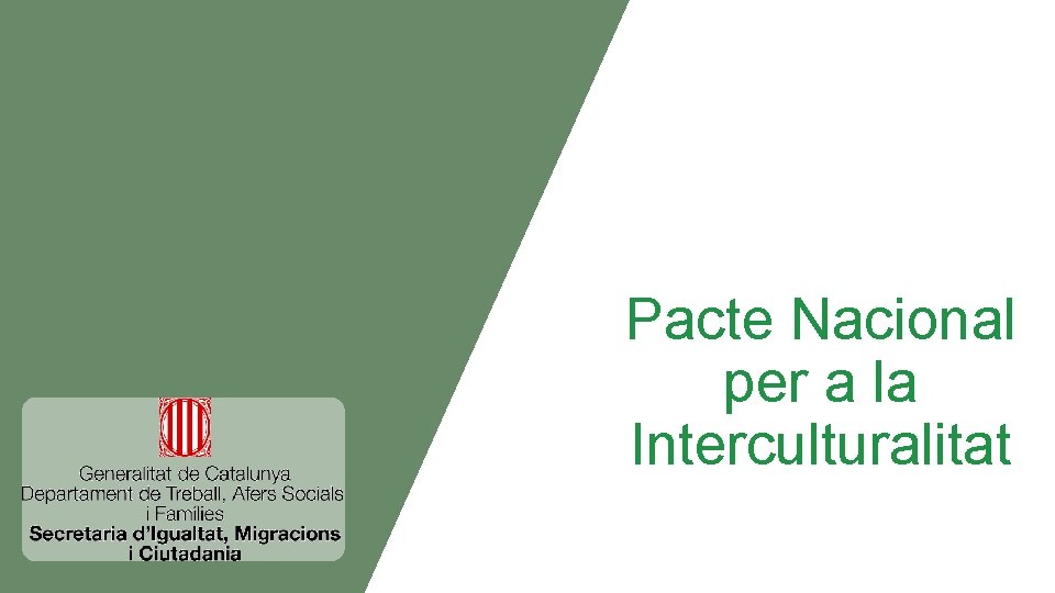 Pacte Nacional per a la Interculturalitat 