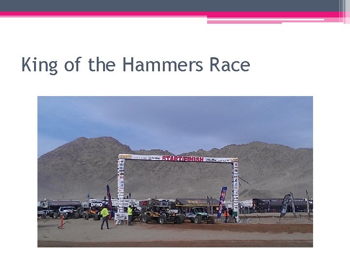 King of the Hammers Race 