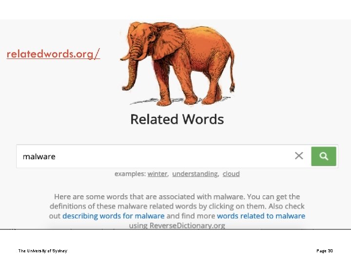 The University of Sydney Page 30 