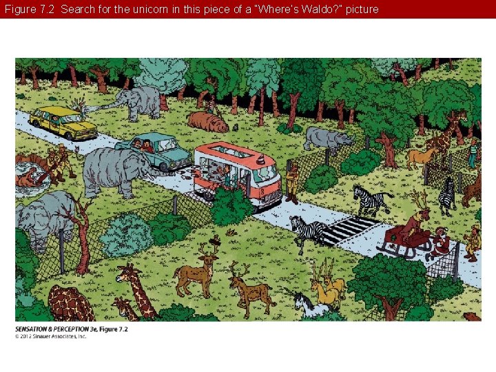 Figure 7. 2 Search for the unicorn in this piece of a “Where’s Waldo?