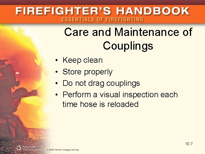Care and Maintenance of Couplings • • Keep clean Store properly Do not drag