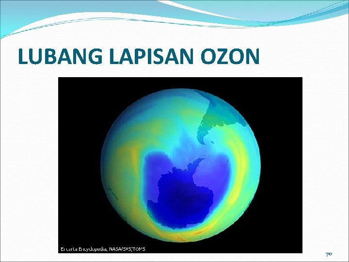 LUBANG LAPISAN OZON 70 
