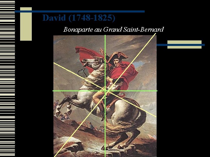 David (1748 -1825) Bonaparte au Grand Saint-Bernard 