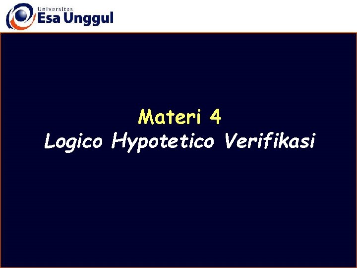Materi 4 Logico Hypotetico Verifikasi 