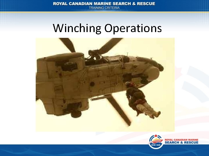 Winching Operations 