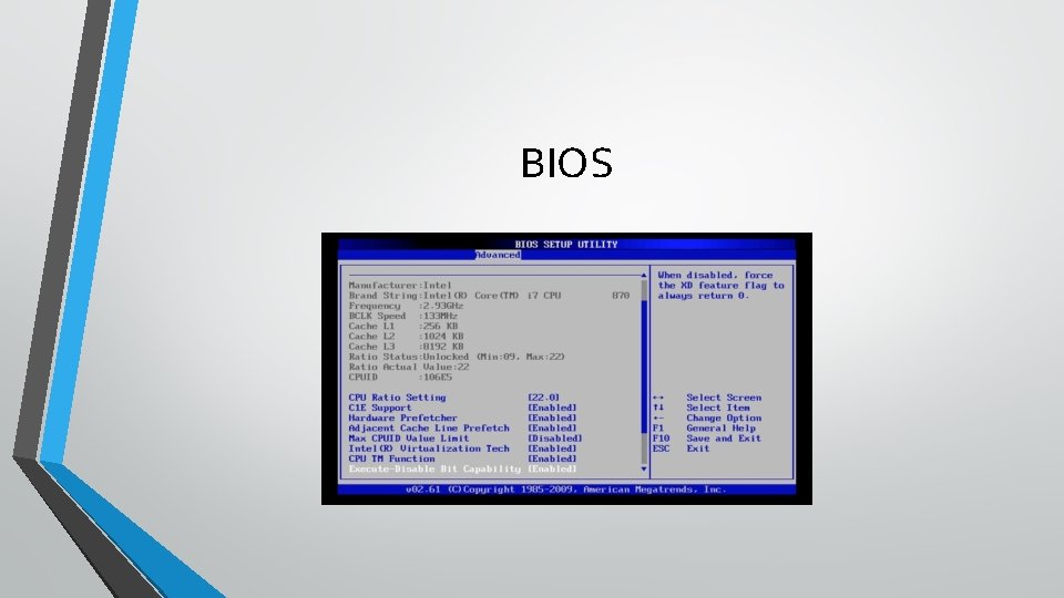 BIOS Bios BIOS es la abreviatura de Binary