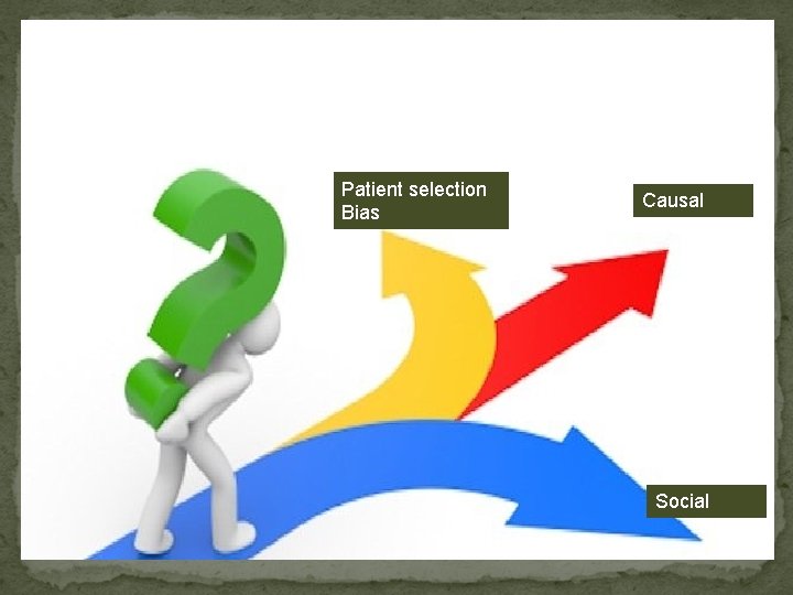 Patient selection Bias Causal Social 