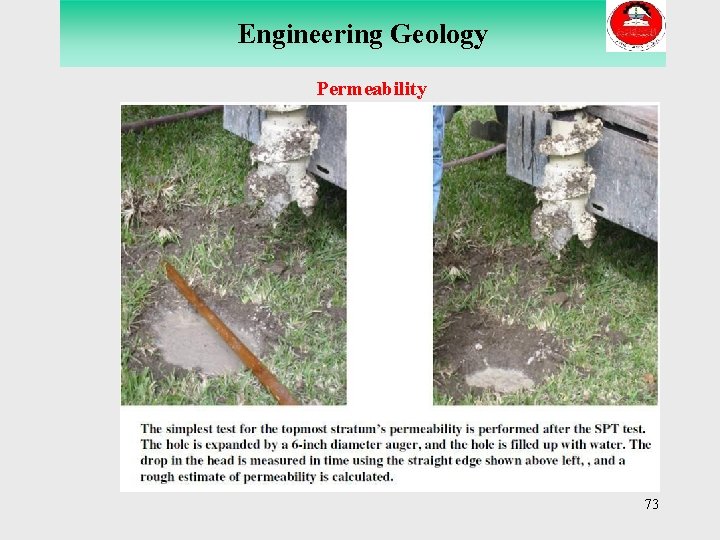 Engineering Geology Permeability 73 